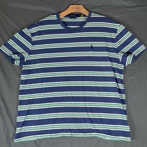 Polo Ralph Lauren T-Shirt Men’s Large Shirt Sleeve Stripes Multicolor Classic